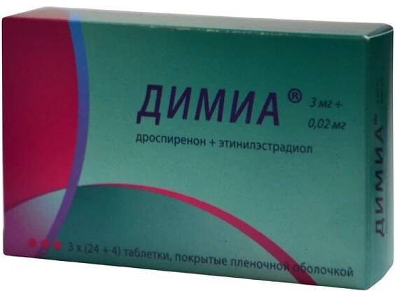 Dimia tabs 3mg + 0.02mg #84
