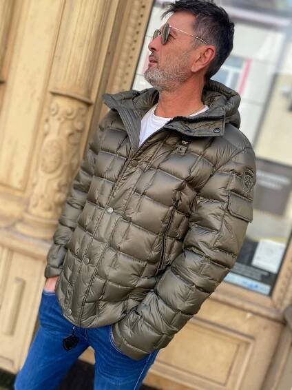 BLAUER PÁNSKÁ PROŠÍVANÁ PÉŘOVÁ BUNDA CASPAR