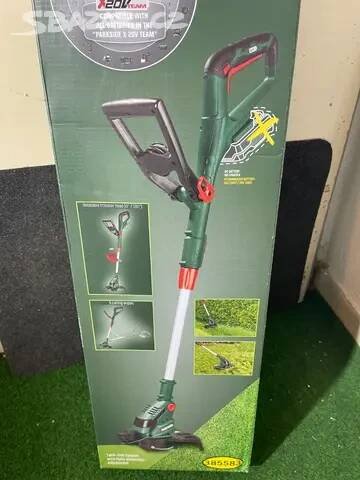 Aku vyžínač Parkside + 2x cívka zdarma