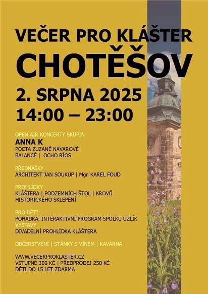 Program | Večer pro klášter Chotěšov
