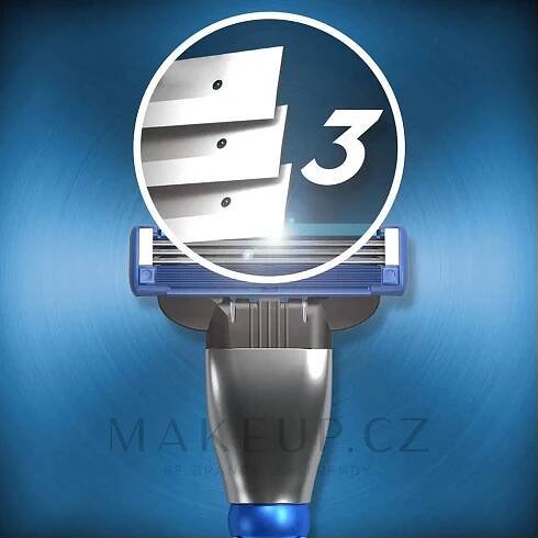 Gillette Mach 3 Turbo 3D - Náhradní hlavice na holicí strojek, 4 ks