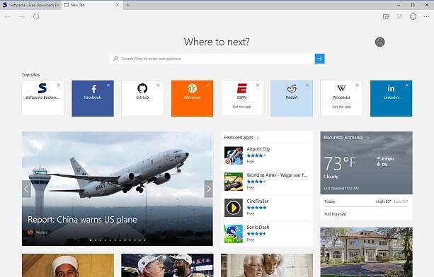 Microsoft Edge Browser Finally Available in Windows 10 Build 10135
