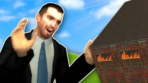 I Became a Giant and Destroyed a Tiny City?! - Garry's Mod Gameplay