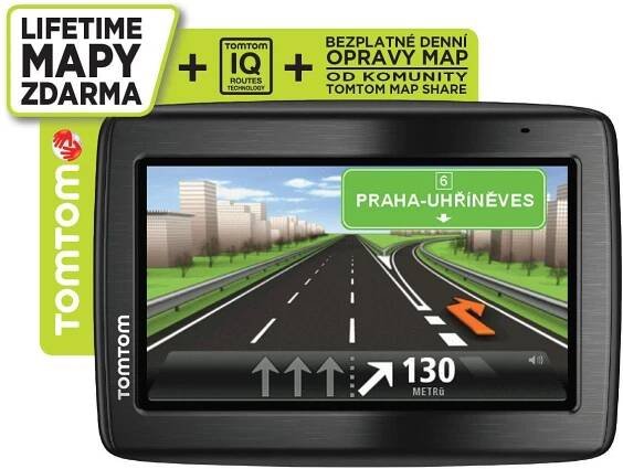 TomTom Via 135 Europe Traffic, LIFETIME mapy
