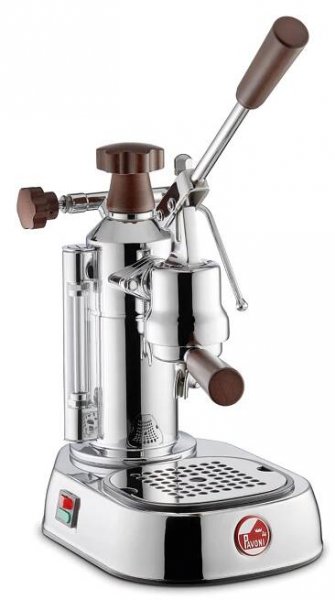la Pavoni Europiccola Lusso Wooden Handles pákový kávovar - Obrázek 5