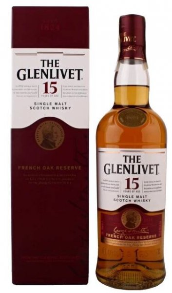 Glenlivet 15y 0.7L 40% box - whisky Skotsko | Maneo s.r.o.