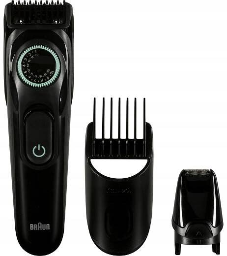 Zastřihovač vousů Braun BT3421, až 50 minut provozu, 2 akumulátorové nástavce Napájení nabíjecí baterie