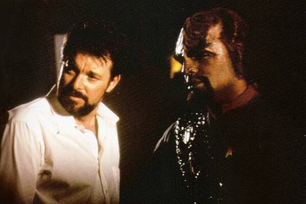 Jonathan Frakes and Michael Dorn