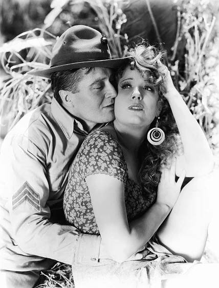 Edmund Lowe And Lili Damita In 'The Cock-Eyed World'.