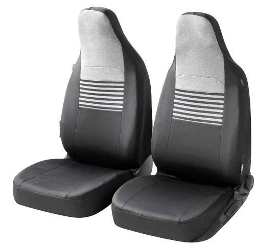 11866 WALSER Gordon ZIPP IT Premium Autopotah černá/šedá, Polyester, přední