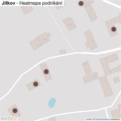 Mapa Jitkov - Firmy v obci.