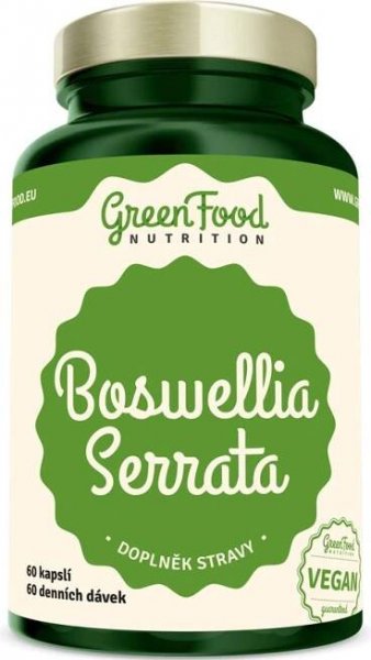 GreenFood Nutrition Boswellia Serrata 600 mg 60 cps. od 235 Kč