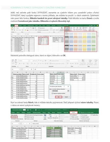 E-book Excel 2016 funkce SVYHLEDAT a VVYHLEDAT - E-shop Microsoft 365