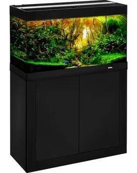 Akvárium Fine akvarijní set 120x50x57cm 300l se Sinkor LED 83W černá