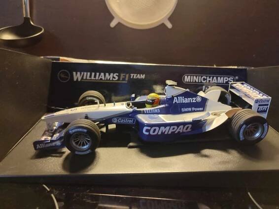WILLIAMS F1 BMW FW24 RALF SCHUMACHER 2002 MINICHAMPS 1:18