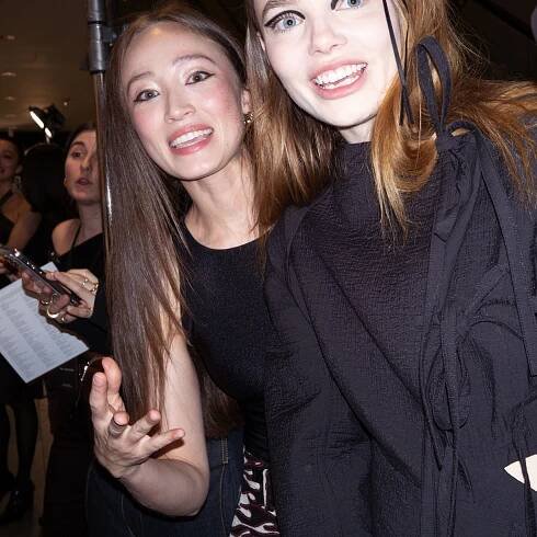 Havana Rose Liu and Kristine Froseth Have a Girls’ Night Out at the Tory Burch Show
