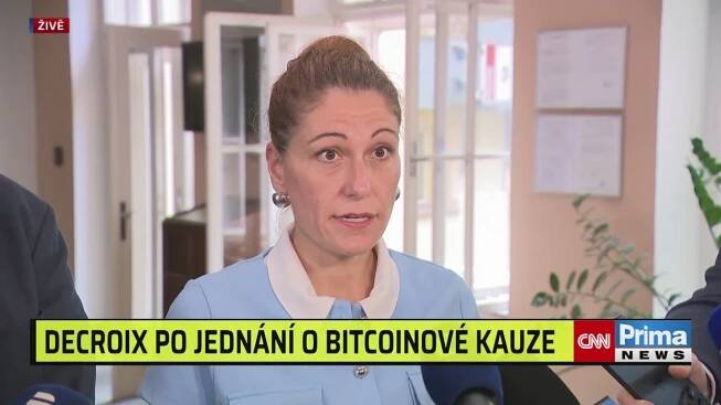 Decroix po jednání o bitcoinové kauze