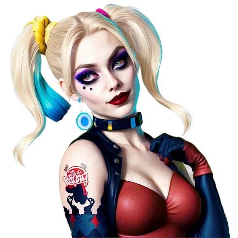 Harley Quinn Bombshell Design Png Hqe69 PNG