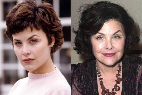 Sherilyn Fenn in 'Twin Peaks' ; Sherilyn Fenn at The Hollywood Show on October 21, 2017 in Los Angeles, California.
