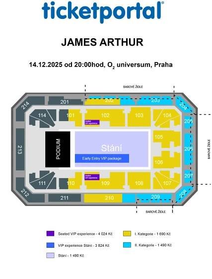 James Arthur – O2 universum