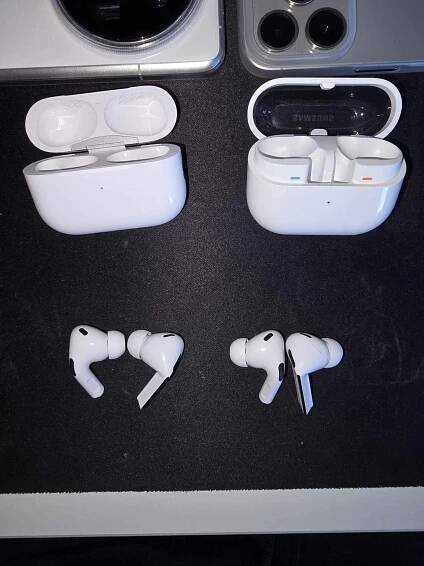 apple vs samsung sluchatka pouzdra