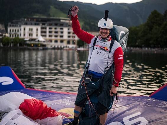 Red Bull X-Alps 2025 - Simon Oberrauner on the podium - skywalk Paragliders