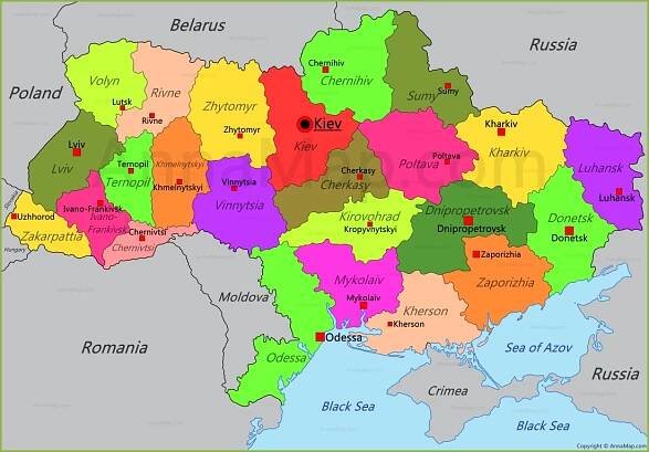 Ukraine Map