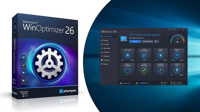 Ashampoo WinOptimizer - Kostenlose Vollversion: Mächtige Tuning-Suite