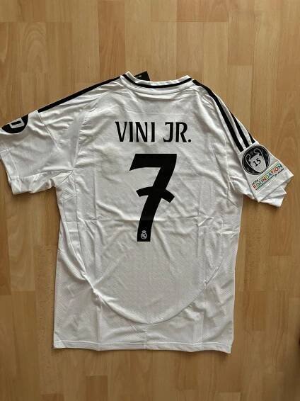 Fotbalový dres Real Madrid 2024/25 - Vini Jr 7 - Vybavení pro kolektivní sporty