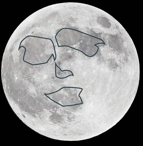 Pareidolia and Who Is In The Moon