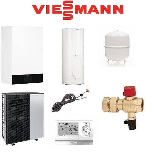 Zostava tepelné čerpadlo Viessmann Vitocal 200-S (5,5 - 12,6kW) 400V AWB-E AC 201.D10