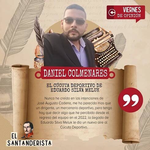 EL CÚCUTA DEPORTIVO DE EDUARDO SILVA MELUK - El Santanderista