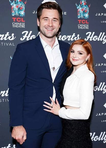 Luke Benward and Ariel Winter arrive to the 17th Annual HollyShorts opening night celebration held at Hollywood & Highland Complex on September 23, 2021 in Hollywood, California