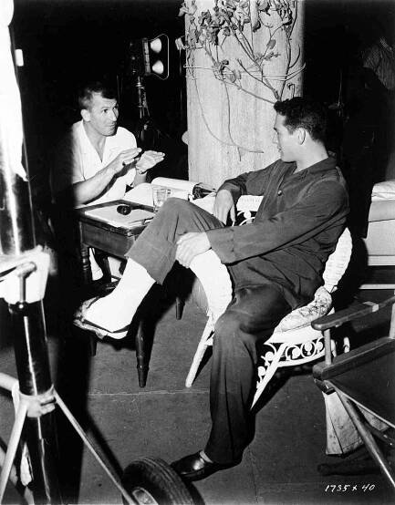 Richard Brooks, Paul Newman - Mačka na rozpálenej plechovej streche - Z nakrúcania