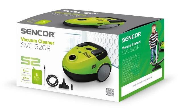 Sáčkový vysavač | SVC 52GR-EUE3 | Sencor.cz