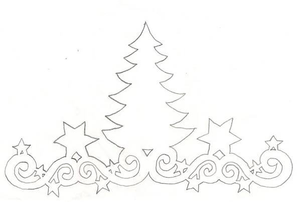 (47) Gallery.ru / Фото #22 - Filigrane Winterzeit - tymannost | Christmas stencils, Christmas templates, Christmas crafts
