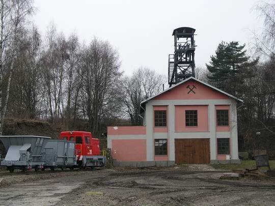 Hornické muzeum v areálu dolu Vilém v Krásně