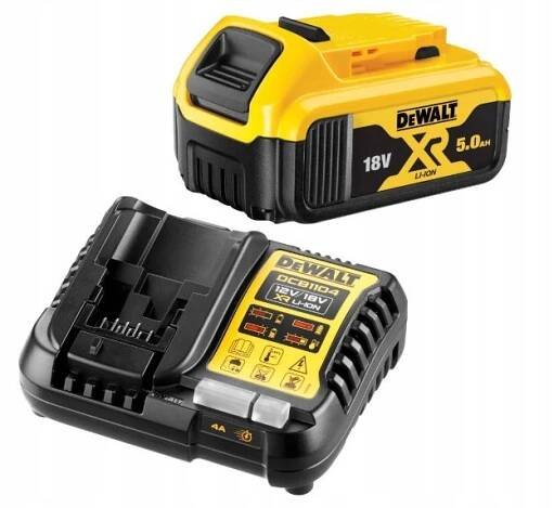 DCB1104P1 DEWALT NAPÁJECÍ SADA PRO NABÍJEČKU + 1 AKUMULÁTOR DCB184 18V 5Ah