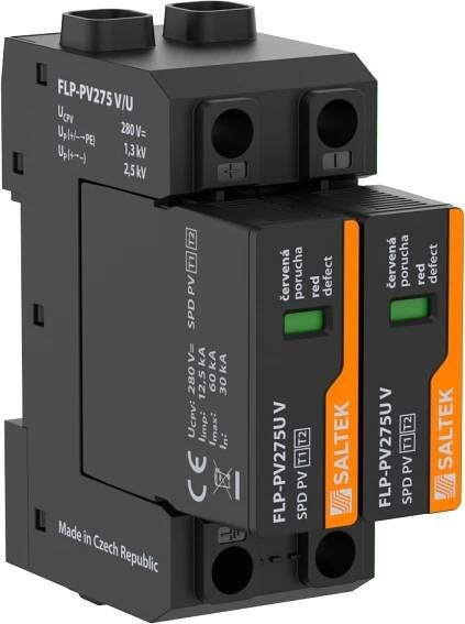 SALTEK A07407 FLP-PV275 V/U varistorový svodič bleskových proudů zapojený do 'U'