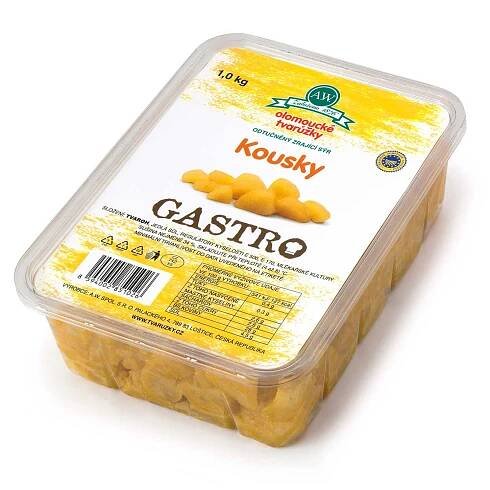 Olomoucké tvarůžky Kousky gastro 1000 g - Tvarůžky