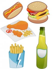 Drawing fast foods free image download