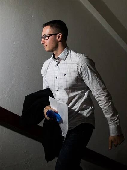 Lukáš Nečesaný u soudu