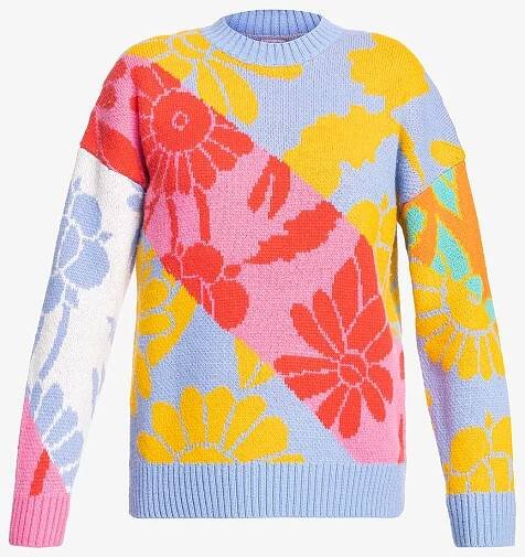 svetr Roxy Rowley X Roxy Apreski Layer - WBB8/Bright White Patch Rowley Jacq