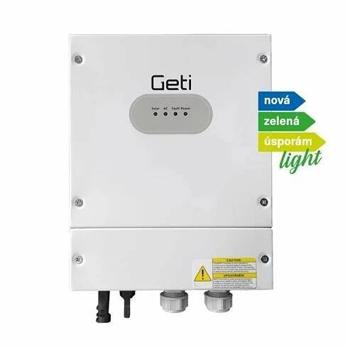 Regulátor Geti GWH01 solární MPPT 4kW pro ohřev vody, výstup 230V, vstup 350V - GWH01