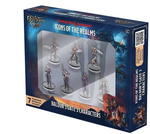 D&D Icons of The Realms pre-painted Miniatures Planescape: Baldur's Gate 3 - Character Boxed Set Wizkids