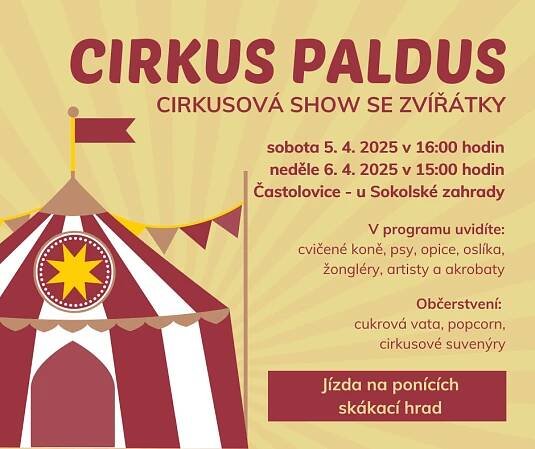 5. - 6. 4. 2025 Cirkus Paldus