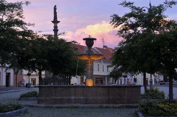 Kašna na Masarykově náměstí