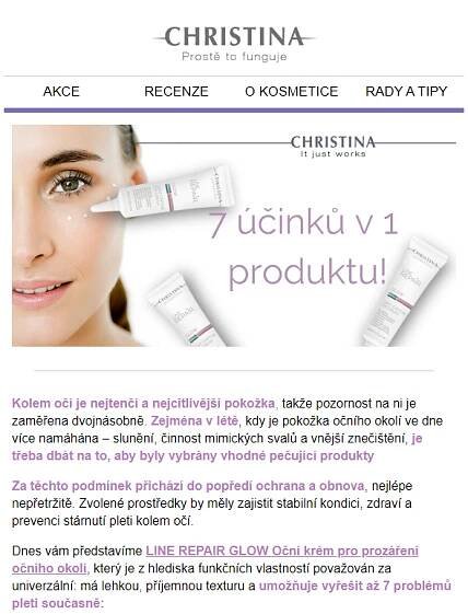 Dobrý den,znáte již univerzální oční krém Line Repair Glow? _