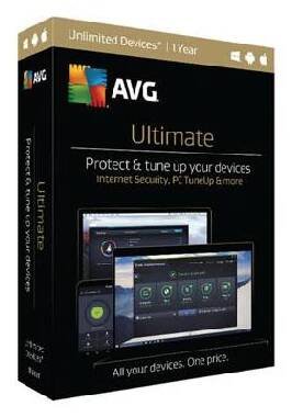 AVG Technologies Nová licence AVG Ultimate Multi Device až 10 lic. Délka licence: 1 rok, Počet licencí: 10 GSLEN12EXXA000