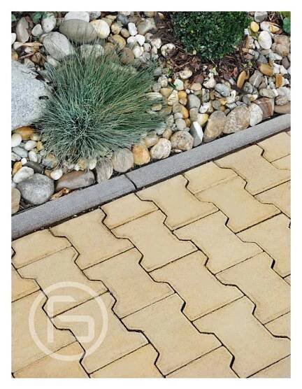 Zámková dlažba Íčko 20x16cm tl.6cm barevná - Zámková dlažba Ferobet